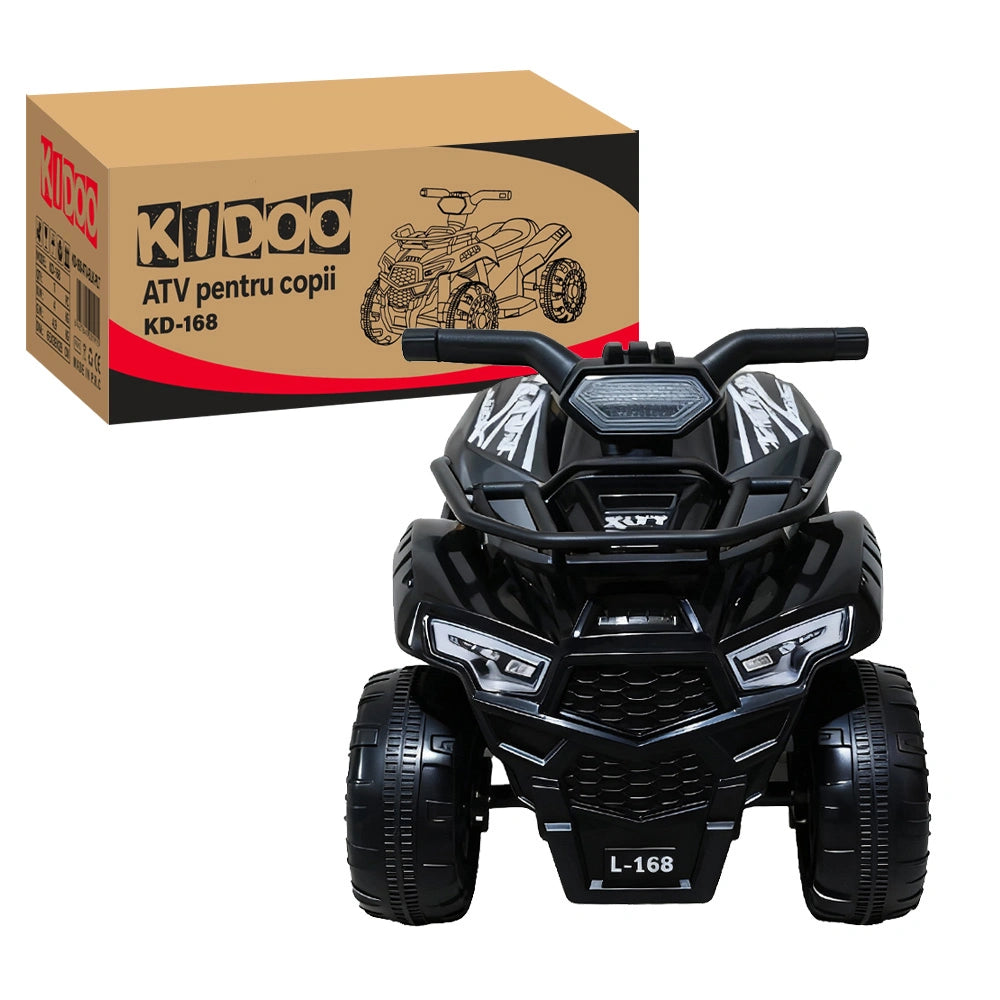 ATV Electric Copii KIDOO® L-168, 6V, 3–5 km/h, 3–8 ani – Distracție Off-Road, Sigur și Ușor de Utilizat