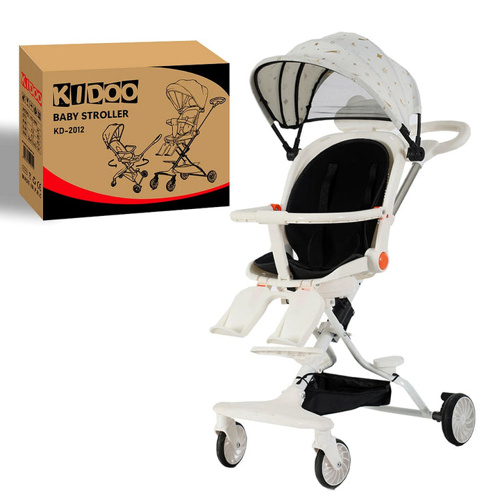 Cărucior Sport Pliabil Reversibil 360° KIDOO KD-2012, Compact, Ușor, Copii 6–36 luni